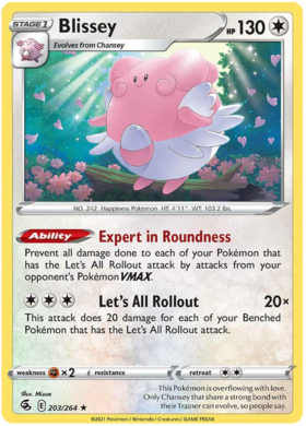 SWSH Fusion Strike 203-264 Blissey
