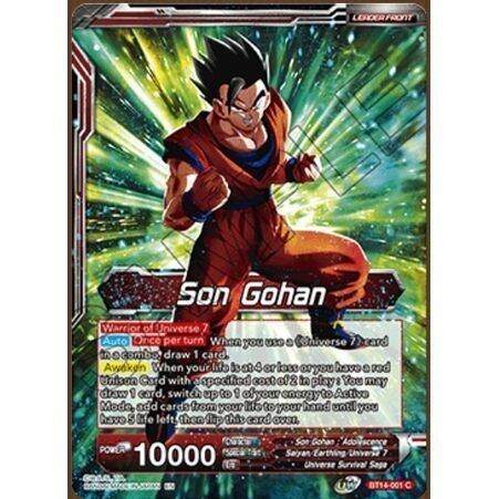 Cross Spirits BT14-001 Son Gohan