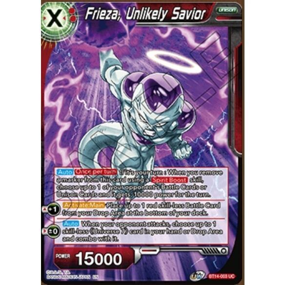 Cross Spirits BT14-003 Frieza Unlikely Savior