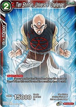 Cross Spirits BT14-010 Tien Shinhan Universe 7 Challenger