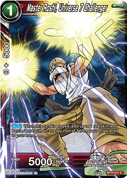 Cross Spirits BT14-011 Master Roshi Universe 7 Challenger