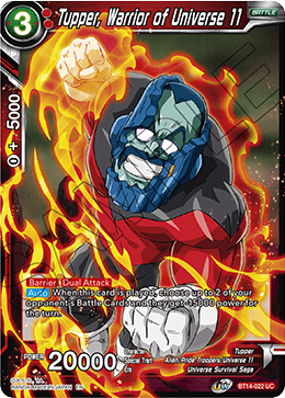 Cross Spirits BT14-022 Tupper Warrior Of Universe 11