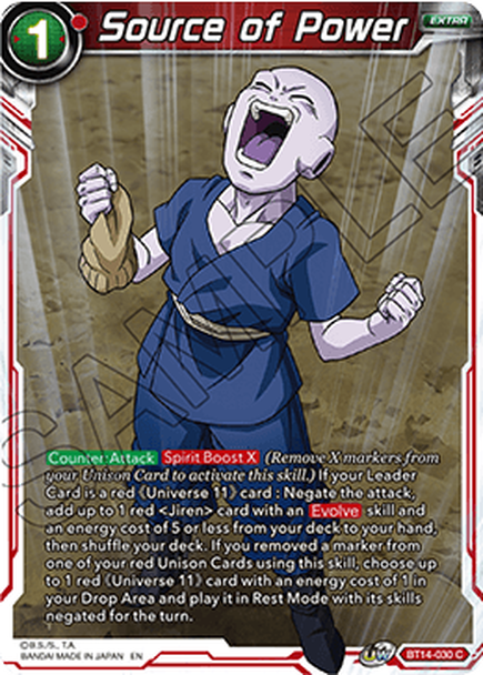 Cross Spirits BT14-030 Source Of Power