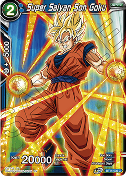 Cross Spirits BT14-036 Super Saiyan Son Goku