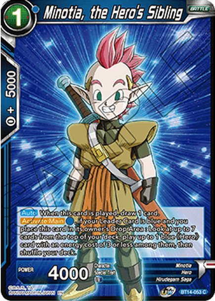 Cross Spirits BT14-053 Minotia The Heros Sibling