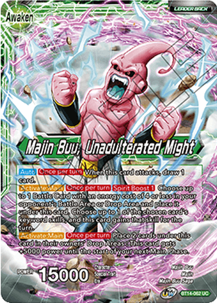 Cross Spirits BT14-062 Majin Buu