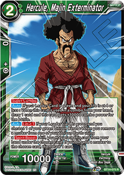 Cross Spirits BT14-075 Hercule Majin Exterminator