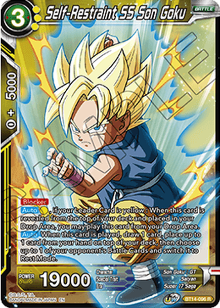 Cross Spirits BT14-096 Self-Restraint SS Son Goku