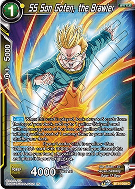 Cross Spirits BT14-099 SS Son Gohan The Brawler