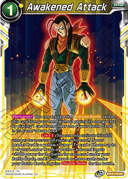 Cross Spirits BT14-119 Awakened Attack