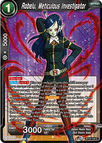 Cross Spirits BT14-130 Robelu Meticulous Investigator