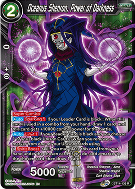 Cross Spirits BT14-136 Oceanus Shenron Power Of Darkness