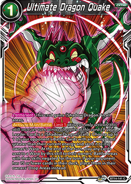 Cross Spirits BT14-141 Ultimate Dragon Quake