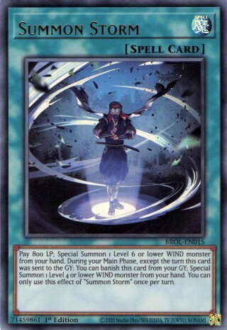 Brothers Of Legend BROL-EN015 Summon Storm