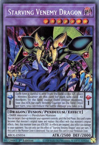 Brothers Of Legend BROL-EN034 Starving Venemy Dragon