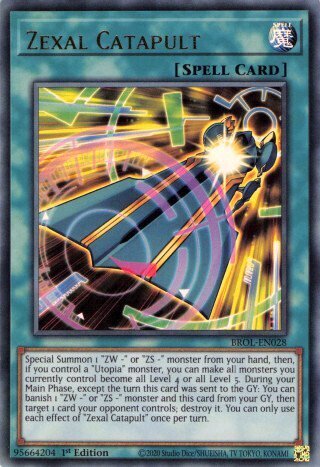 Brothers Of Legend BROL-EN028 Zexal Catapult