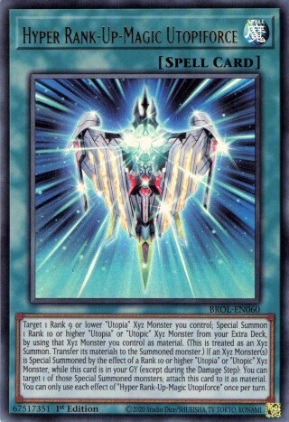 Brothers Of Legend BROL-EN060 Hyper Rank-Up-Magic Utopiforce