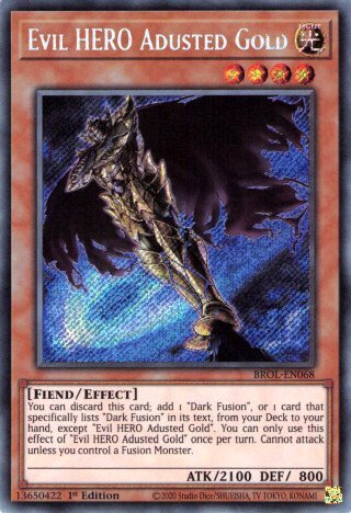 Brothers Of Legend BROL-EN068 Evil HERO Adusted Gold