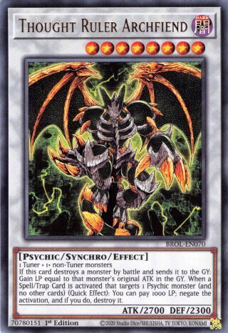Brothers Of Legend BROL-EN070 Thought Ruler Archfiend
