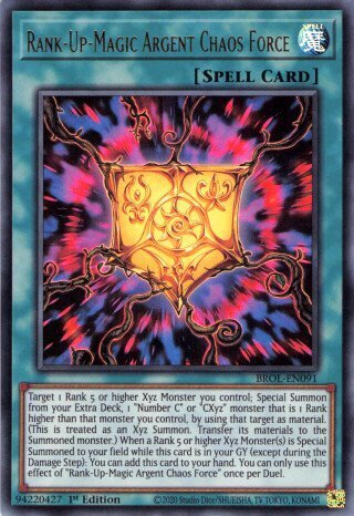 Brothers Of Legend BROL-EN091 Rank-Up-Magic Argent Chaos Force