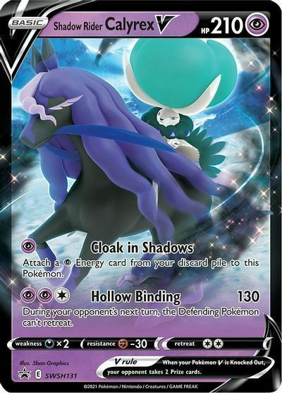 Shadow Rider Calyrex V Jumbo Promo