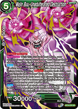 Cross Spirits BT14-076 Majin Buu Unadulterated Destruction Sealed