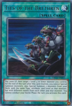 The Grand Creators GRCR-EN053 Ties of the Brethren