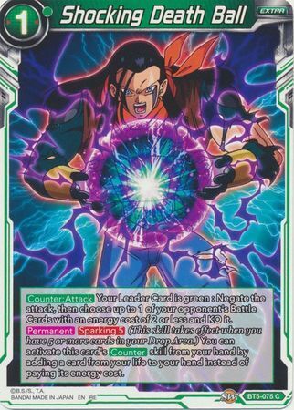Dragon Ball Super Card Game - Mythic MB-01 BT5-075 Shocking Death Ball