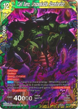 Dragon Ball Super Card Game - Mythic MB-01 BT9-137 Cell Xeno, Unspeakable Abomination