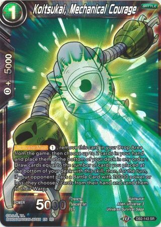 Dragon Ball Super Card Game - Mythic MB-01 DB2-143 Koitsukai, Mechanical Courage
