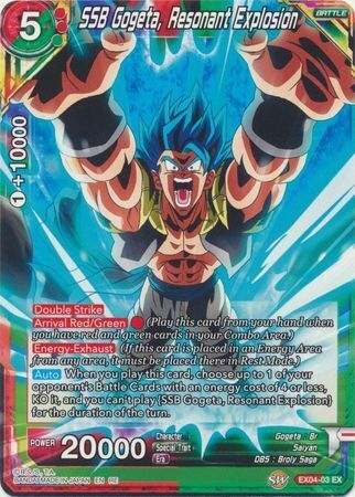 Dragon Ball Super Card Game - Mythic MB-01 EX04-03 SSB Gogeta, Resonant Explosion