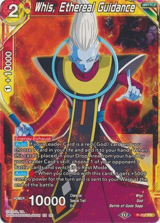 Dragon Ball Super Card Game - Mythic MB-01 P-207 Whis, Ethereal Guidance