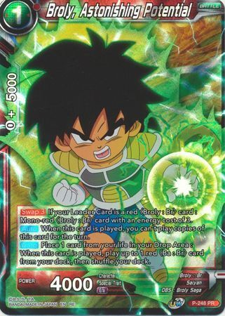 Dragon Ball Super Card Game - Mythic MB-01 P-248 Broly, Astonishing Potential