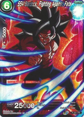 Dragon Ball Super Card Game - Mythic MB-01 P-261 SS4 Bardock, Fighting Against Fate