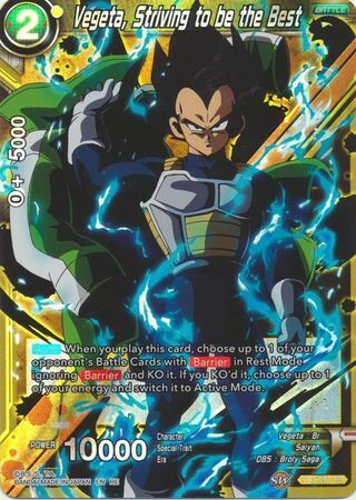 Dragon Ball Super Card Game - Mythic MB-01 TB3-051 Vegeta, Striving to be the Best