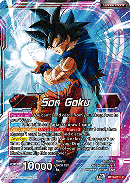 Realm Of The Gods BT16-001 Son Goku