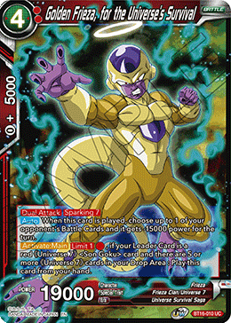 Realm Of The Gods BT16-010 Golden Frieza, for the Universe's Survival