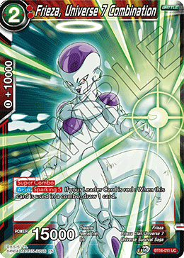 Realm Of The Gods BT16-011 Frieza, Universe 7 Combination Foil
