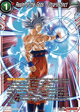 Realm Of The Gods BT16-018 Realm of the Gods - Ultra Instinct