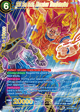 Realm Of The Gods BT16-024 SSG Son Goku, Miraculous Transformation SPR