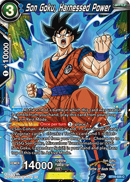 Realm Of The Gods BT16-025 Son Goku, Harnessed Power