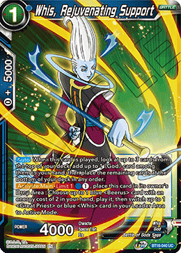 Realm Of The Gods BT16-040 Whis, Rejuvenating Support
