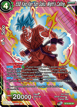 Realm Of The Gods BT16-050 SSB Kaio-Ken Son Goku, Might's Calling