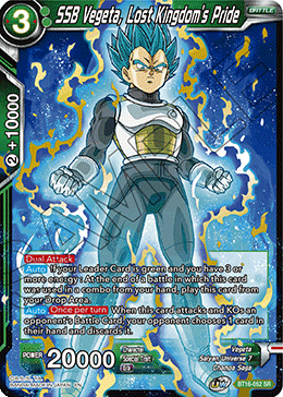Realm Of The Gods BT16-052 SSB Vegeta, Lost Kingdom's Pride