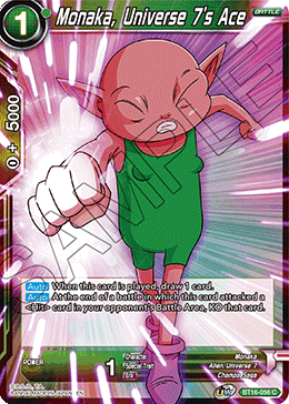 Realm Of The Gods BT16-056 Monaka, Universe 7's Ace