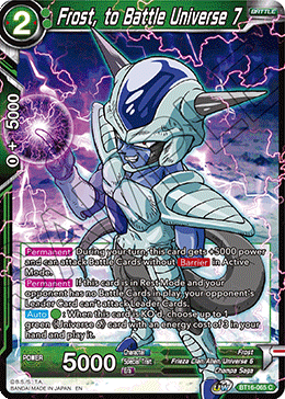 Realm Of The Gods BT16-065 Frost, to Battle Universe 7