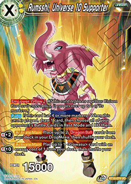 Realm Of The Gods BT16-074 Rumsshi, Universe 10 Supporter