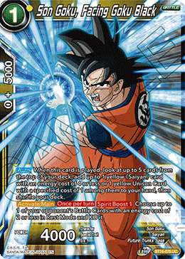 Realm Of The Gods BT16-076 Son Goku, Facing Goku Black