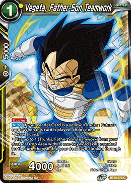 Realm Of The Gods BT16-079 Vegeta, Father-Son Teamwork