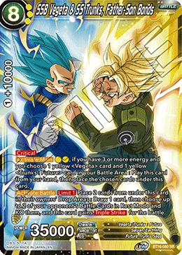 Realm Of The Gods BT16-080 SSB Vegeta & SS Trunks, Father-Son Bonds